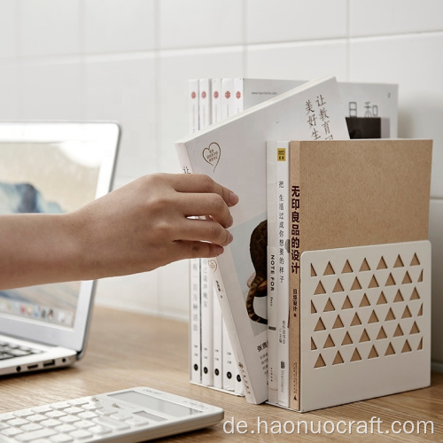 Einfacher Bücherständer aus Eisen Einfacher kreativer Bücherregal-Desktop